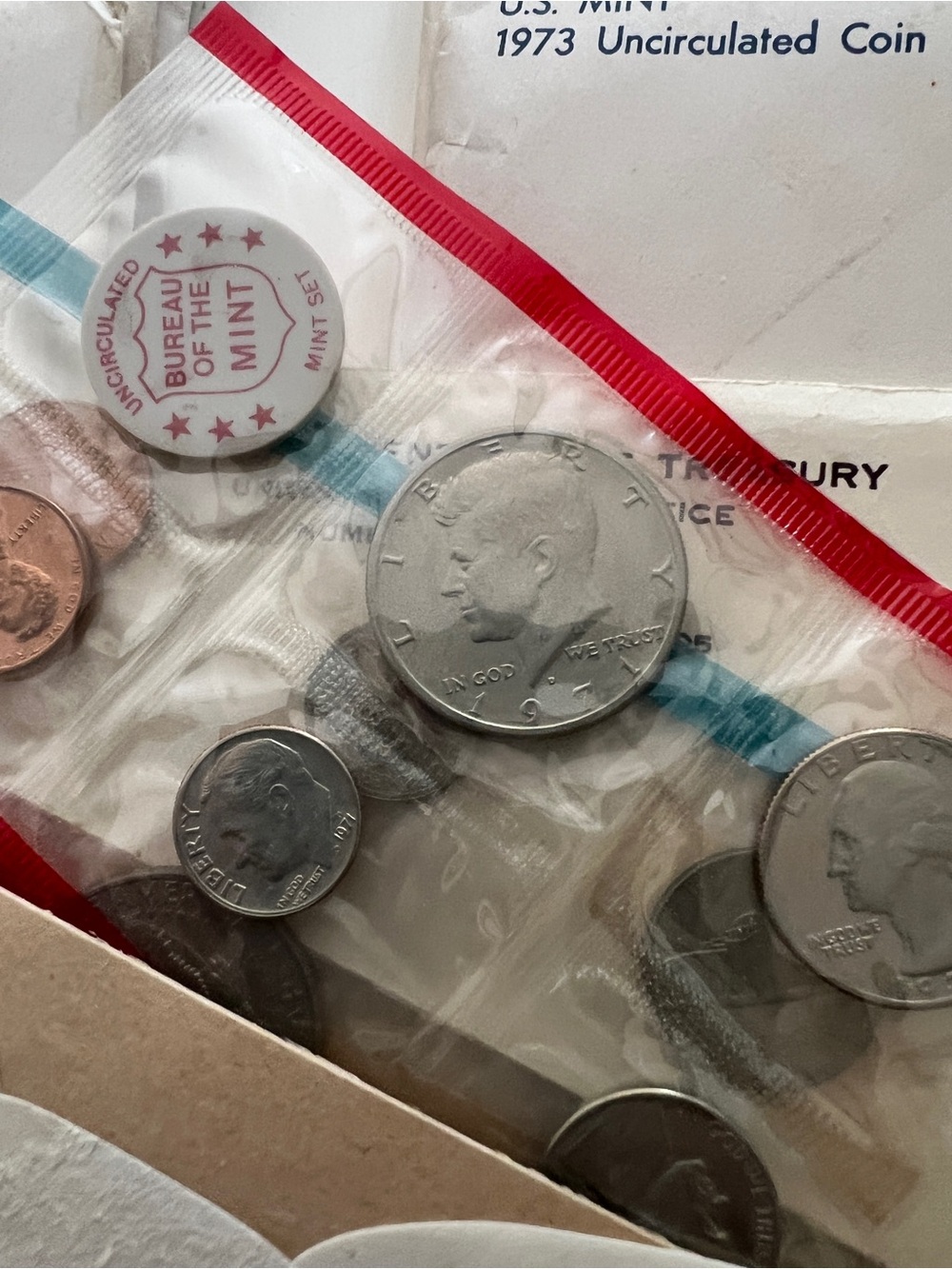 1970-1981 uncirculated us coin mint set - lot of 12 - Picture 5 of 12